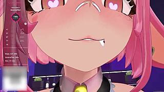 Bunny Girl Bartender Provides Detailed Cock Services in Roleplay Scenario