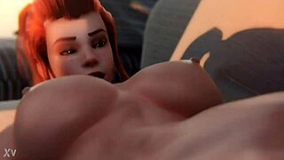 3D Anal Fuck with Redhead Beauty