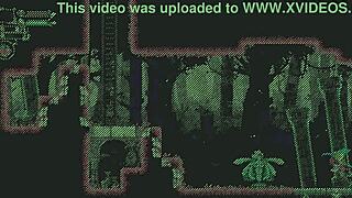 Cuphead-style pixel game with forbidden hex in Flipwitch part 3