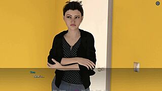 Interracial college girl gives public handjob at cafe in stepsisterly lust 04