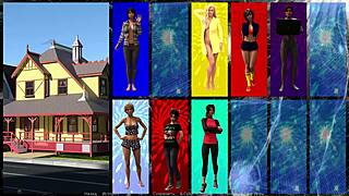 Watch Zoe flashing her big tits in public during complete exhibitionist gameplay part 4?