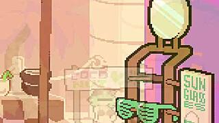 Coco nutshake pixel game with intriguing hentai elements