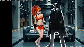 gorgeous little 18+ redhead blossom encounters prof u and his evil twin