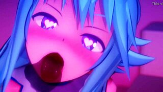 mmd - mitsuboshil - aquas glory hole