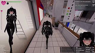 Manaka's Secret Flashing In Mall