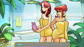 lets play space rescue code pink mindy and sandy in the shower