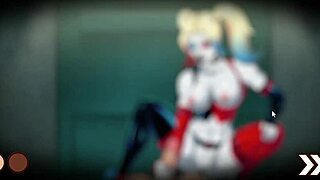 harley quinn explores porn game adventures