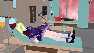 tall blonde angel eris pleases rescuers in spaceships hospital!!