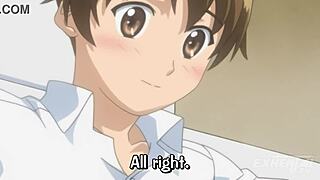 सौतेली बहन के साथ पहली बार blowjob और चूचियों पर कम