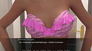 Watch Zoe flashing her big tits in public during complete exhibitionist gameplay part 4?