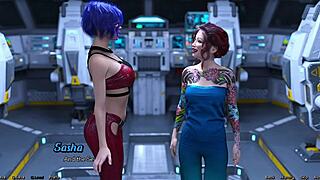 Stranded in space, the crew misses out on a wild threesome adventure.