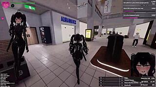 Manaka's Secret Flashing In Mall