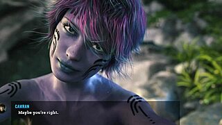 Two milfs share a big white cock