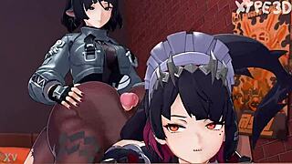 जेन एलन की बड़ी गांड को चोदती है