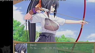 Archery Vibrator Challenge - Ryorin Academy - Targeted Disciplinary Officer Aoi Nanami