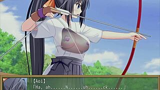 Archery Vibrator Challenge - Ryorin Academy - Targeted Disciplinary Officer Aoi Nanami