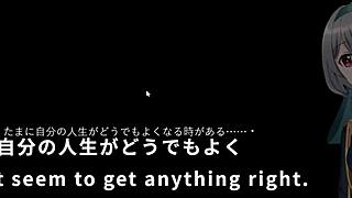 Office Lady Sleeps Inside Convenience Store Machine with Translated Subtitles