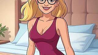 i drew this cute cartoon girl but messed up the lines lol