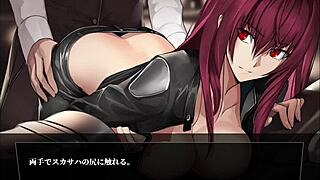 Fate Grand Order hentai game featuring Scathach in Empire of Dirt 😏