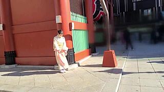 part 1: lewd female president squeezes dick under kimono