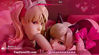 In Fap Hero 3D porn game, enjoy the best sex compilation with group scenes