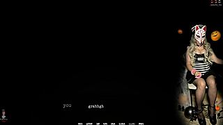 'Haunted by Nathalie!' the Halloween special exclaims provocatively with milf big tits blowjob!