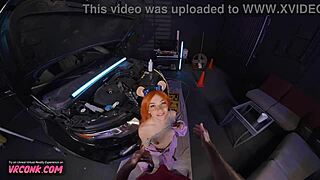demi hawks cosplays gadget in vr porn