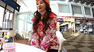 the super cute slut goddess descends on the new niigata ski resort