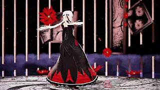 kirie gives a goodnight kiss and strips.