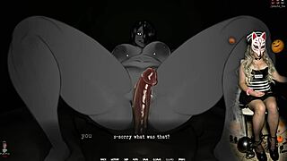 'Haunted by Nathalie!' the Halloween special exclaims provocatively with milf big tits blowjob!