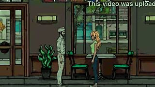 the landlord approaches jenny intimately