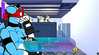 oh so hero faces ninja surprise gangbang in gay hentai game