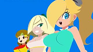 In this animation, a girl with big tits and ass works out at the gym, motivating her yoga session