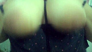 Hotwife Watches Hentai While Playing With Her Big Boobs And Oiled Tits