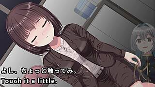 Office Lady Sleeps Inside Convenience Store Machine with Translated Subtitles