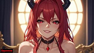 Squeeze Training With Lily Hfo Training Loop Featuring Succubus And Monster Details