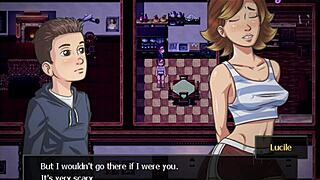 Bones Tale The Manor हentai sex game में hot family step sister vacations पर step brother से प्यार करती है part 1