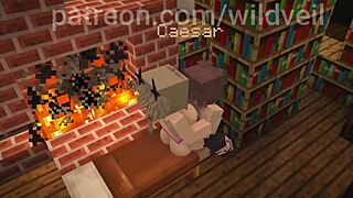 big tits caesar hsr gets creampied - minecraft