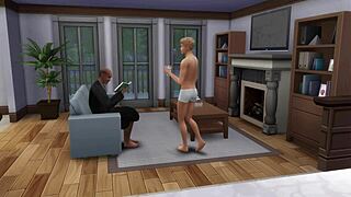 Sims4 Weekend at Mikes with His Dad