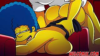 bart and lisa get naughty in the movie theater simpsons hentai