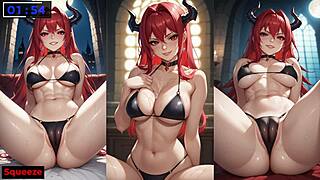 Squeeze Training With Lily Hfo Training Loop Featuring Succubus And Monster Details
