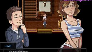 Bones Tale The Manor हentai sex game में hot family step sister vacations पर step brother से प्यार करती है part 1