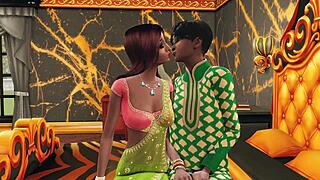 Teen Indian Couple's First Intimate Moment After Marriage