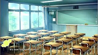 Nanase route titfuck on rooftop with big tits