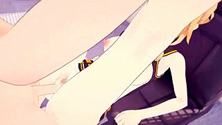 Jean Invites Aether to Office for Anal Sex and Squirting