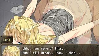 i love how the slaves are getting stuck and fucked in this bdsm game