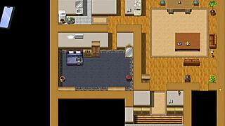 suggestive end-of-days fantasy with big-breasted wife in a netorare memory, teasing the betrayal vibes