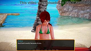 alice wears a nice sexy bikini in my new family part 55