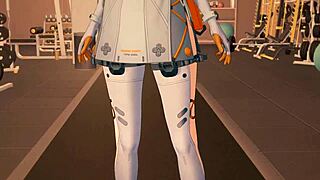 zenless zone zero - footjob seed in gym 3d hentai 4k 60fps uncensored