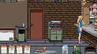 मसाज करने वाला उसकी टांगें सहलाता है 3डी हेंटाई में